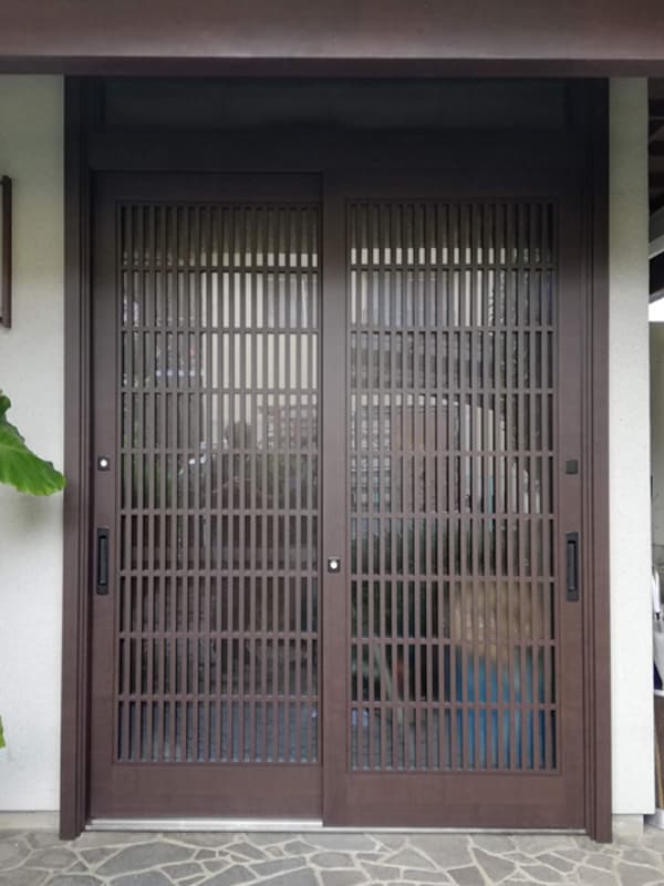 施工例 玄関 after